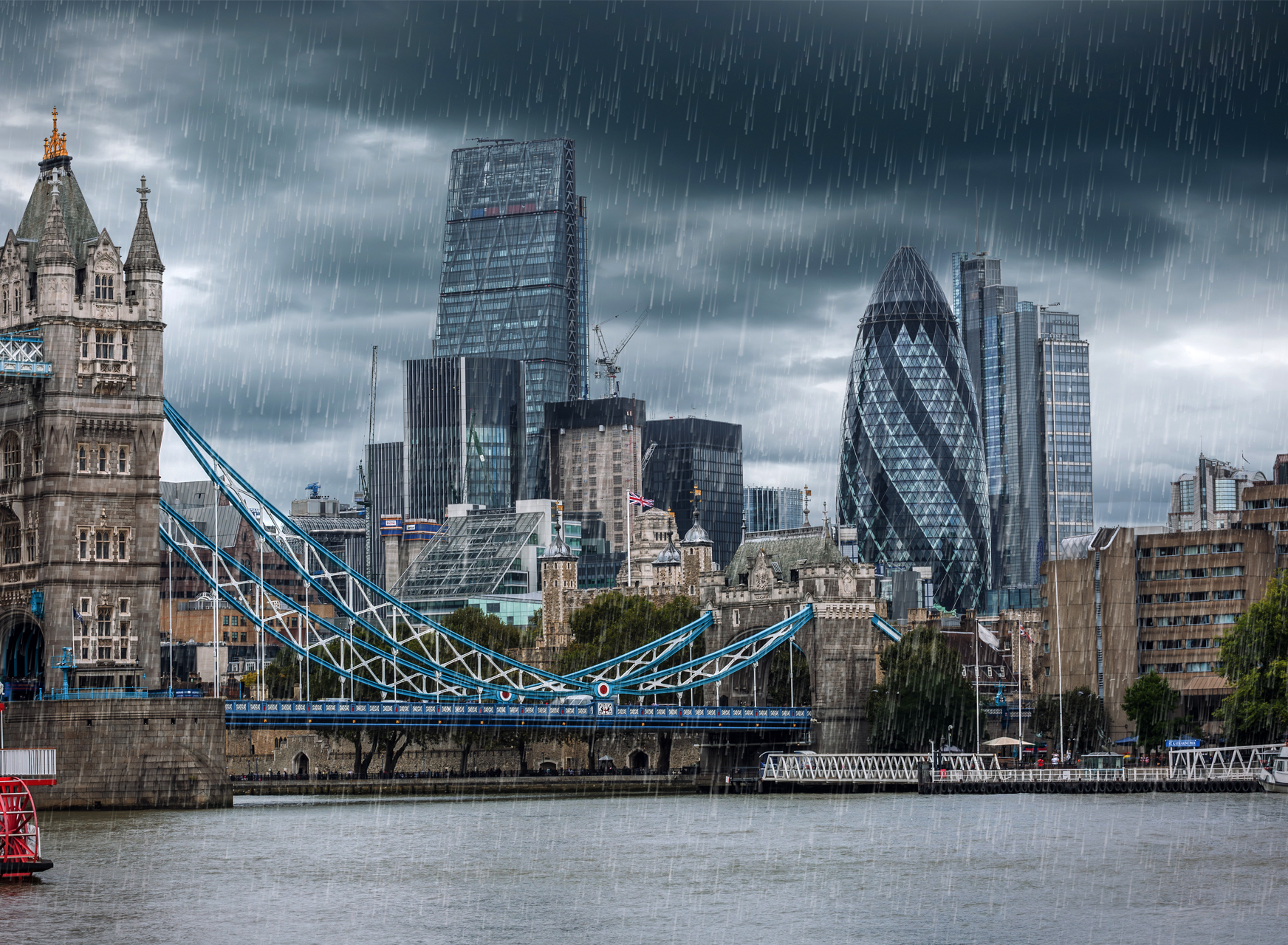 Bad weather conditions across UK caused travel misery to daily commuters