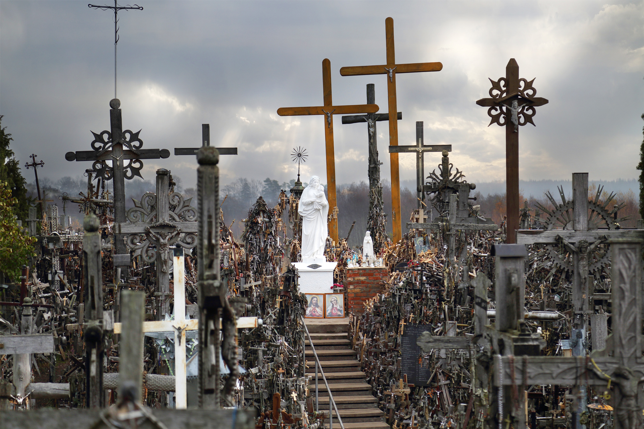 The hill of crosses: sacred or Scary? You get to decide!