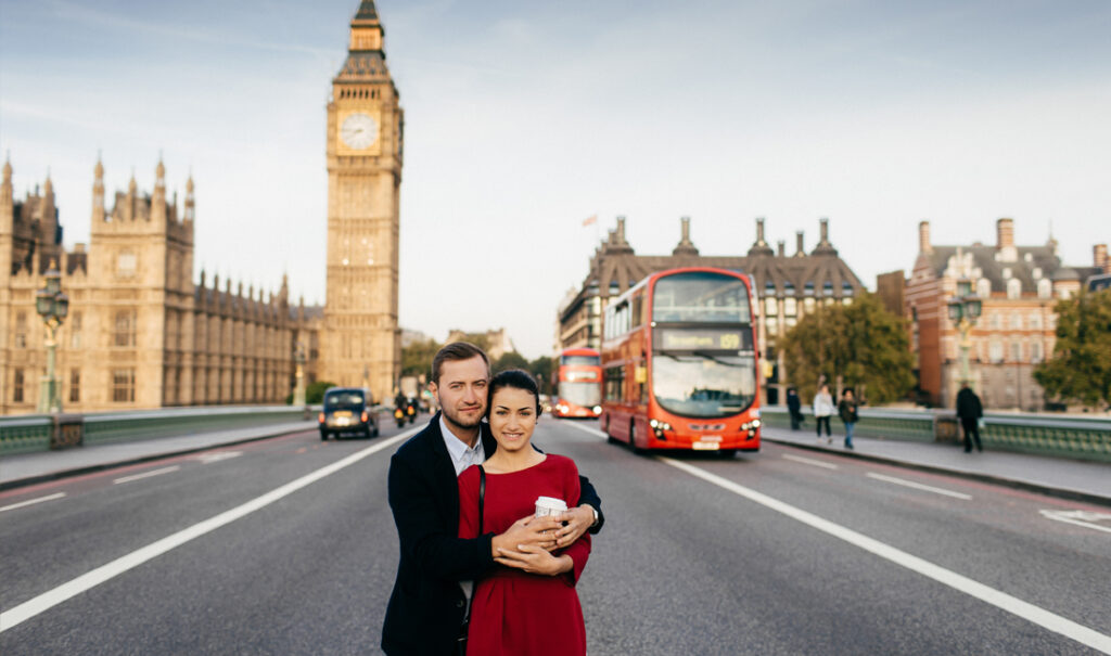 Best couples’ holiday destination - London