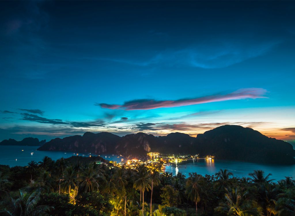 Bioluminescent Beaches in the World - Koh Phi Phi