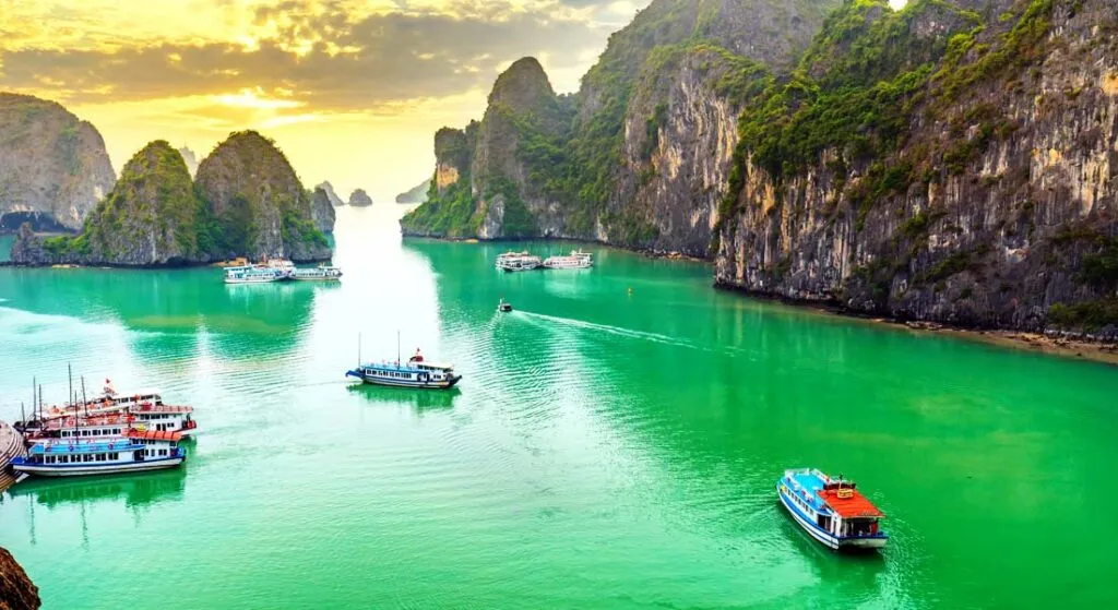 Bioluminescent Beaches in the World - Halong Bay, Vietnam