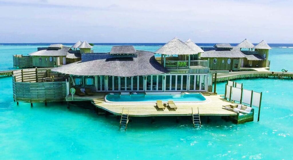 Best overwater villas in Maldives - Soneva Jani