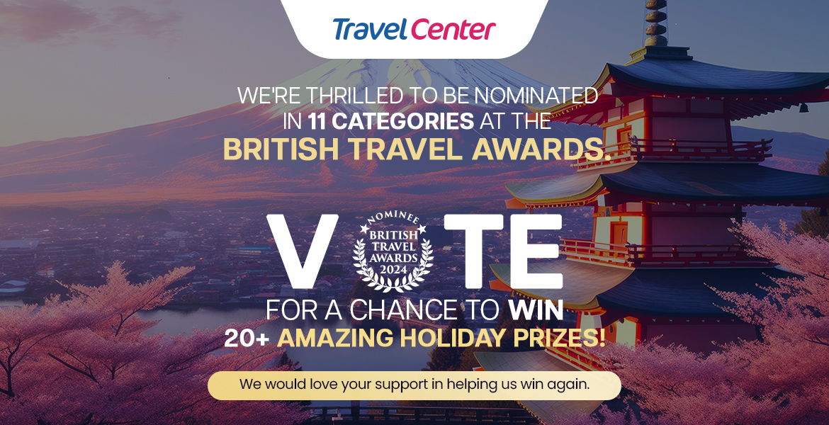 We’re Nominated: Vote & Win at the 2024 British Travel Awards